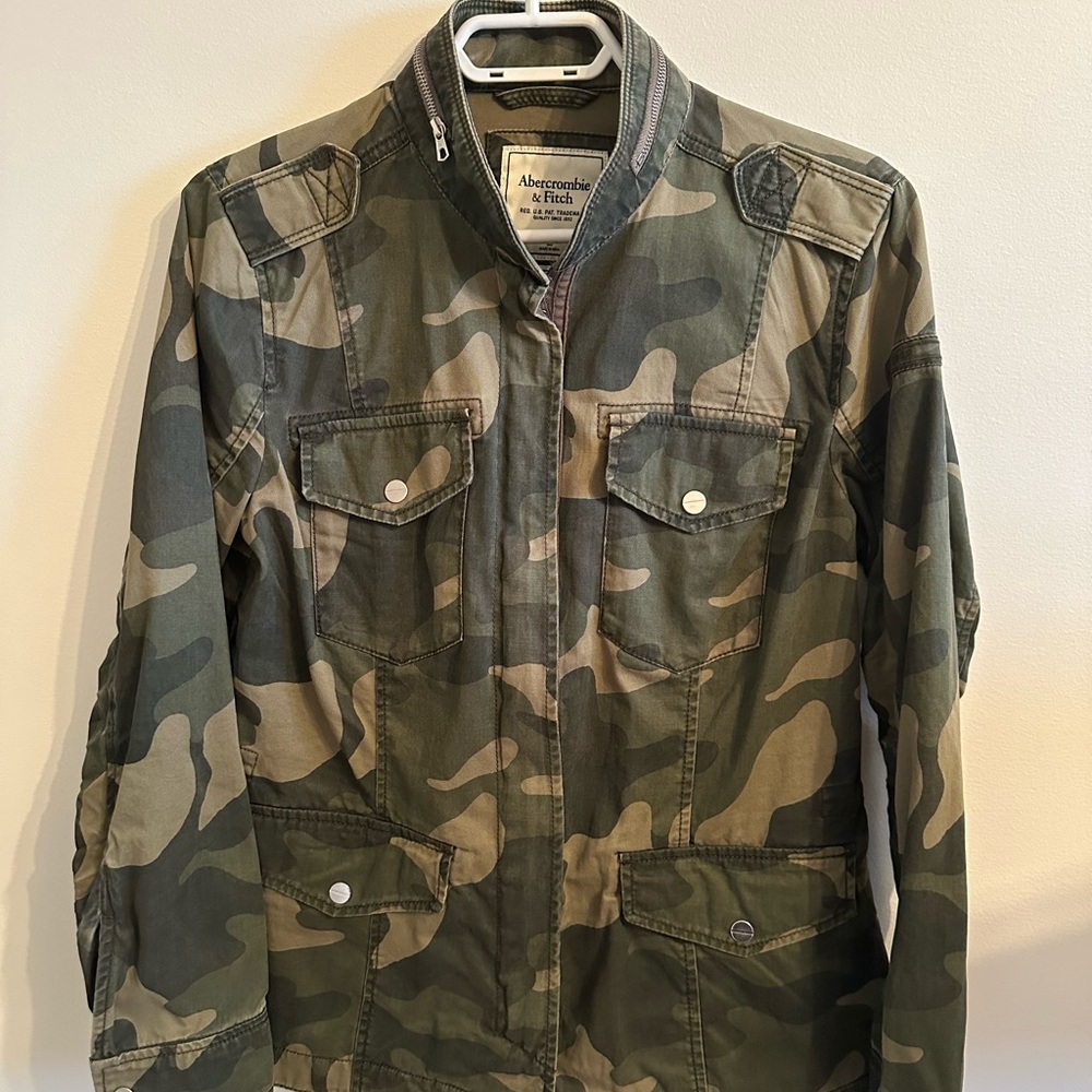 Abercrombie & Fitch Camo Utility Jacket